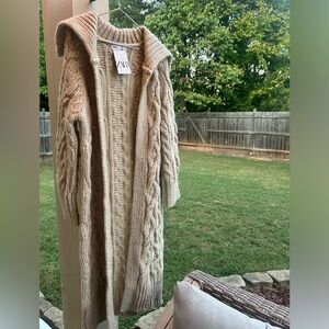 Women oversized Zara cardigan
